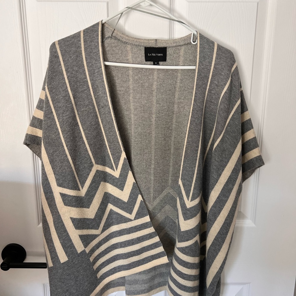Printed oversized sweater